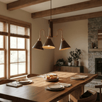 Bravik Wood Chandelier – product view 2