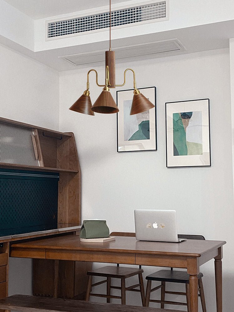 Bravik Wood Chandelier – product view 5