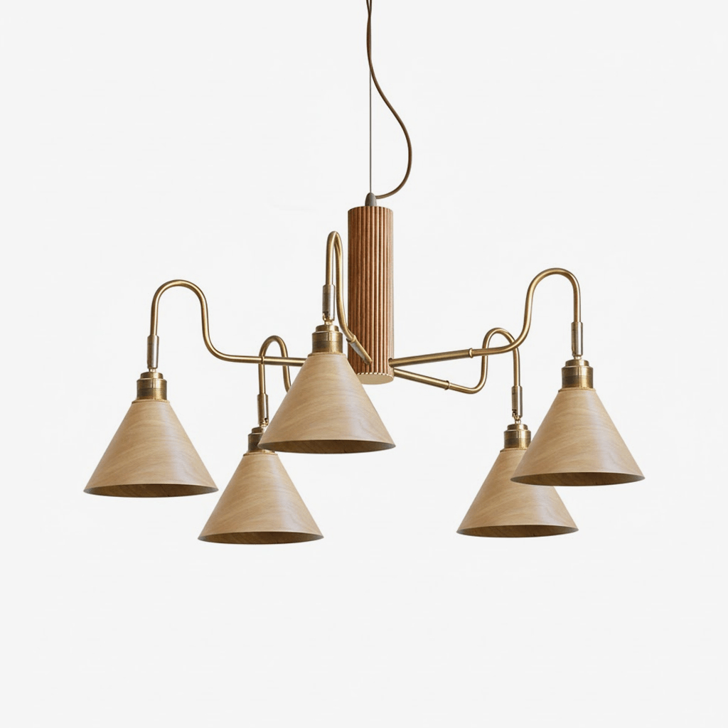Bravik Wood Chandelier – product view 8