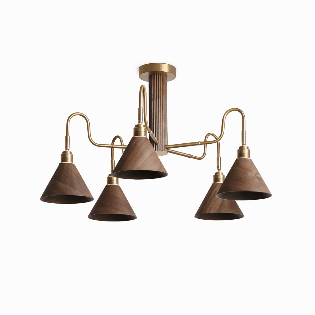 Bravik Wood Chandelier – product view 10