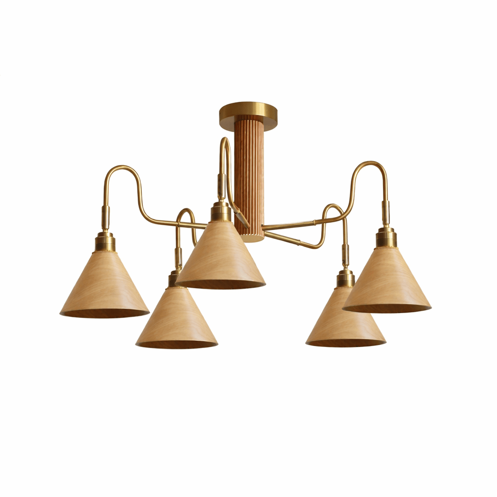 Bravik Wood Chandelier – product view 11