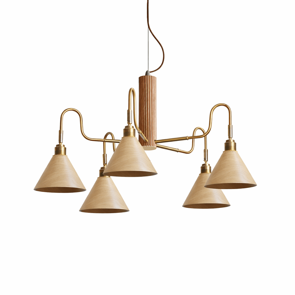 Bravik Wood Chandelier – product view 13