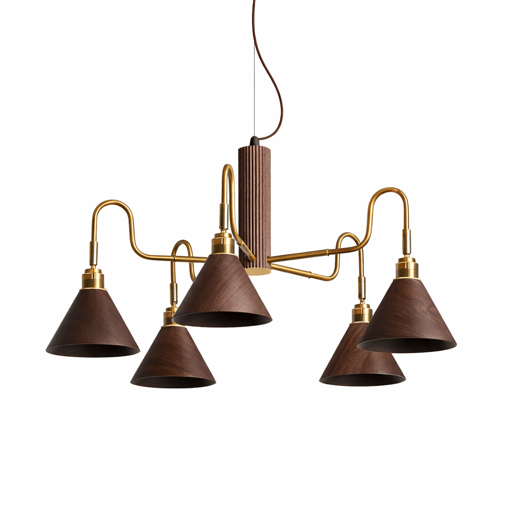 Bravik Wood Chandelier – product view 14