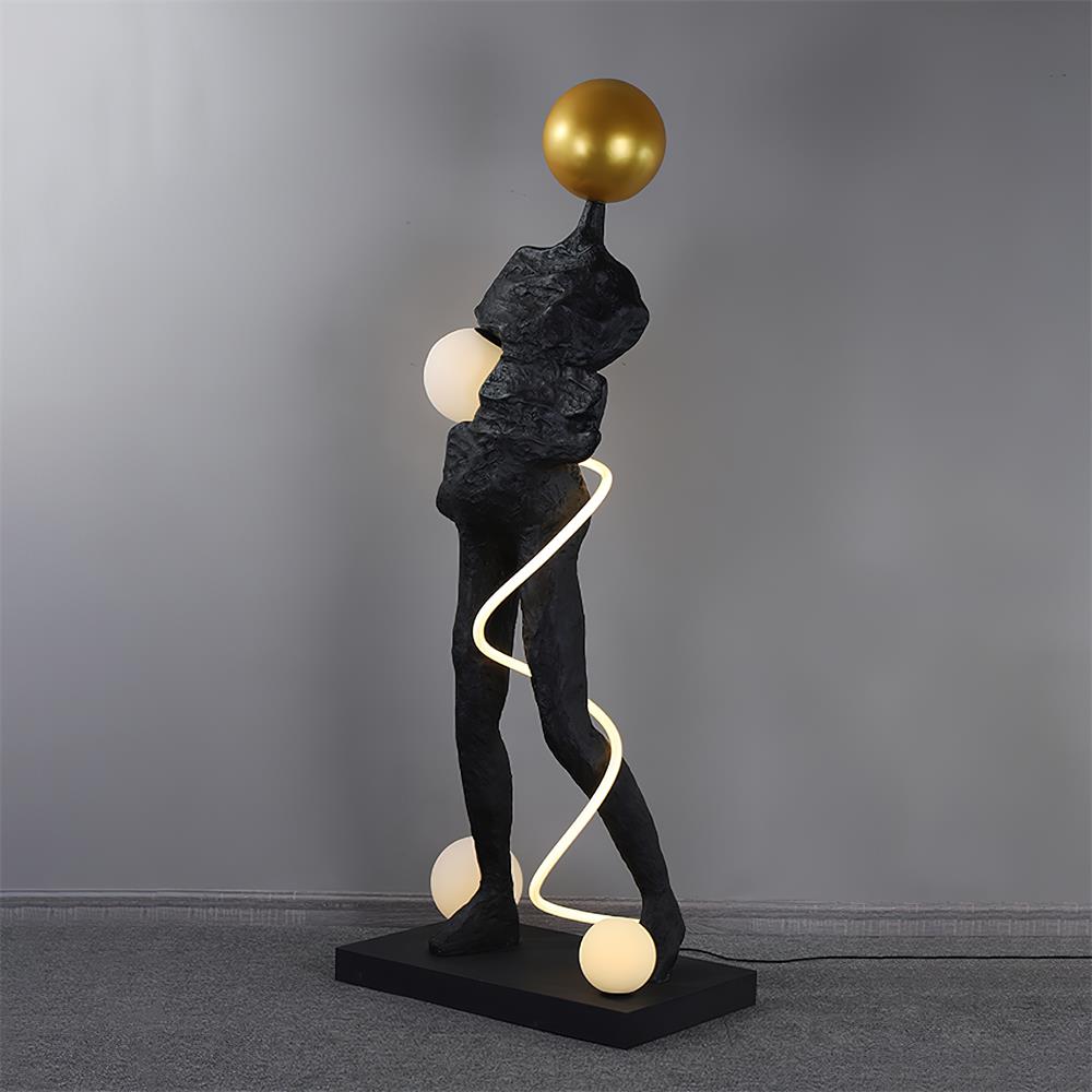 Ginasta Sculpture Glass Floor Lamp — product view 2