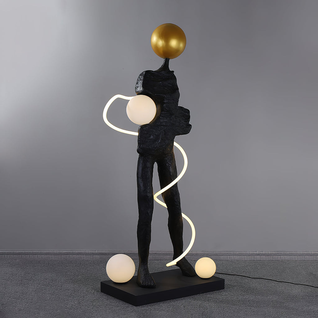 Ginasta Sculpture Glass Floor Lamp — product view 3