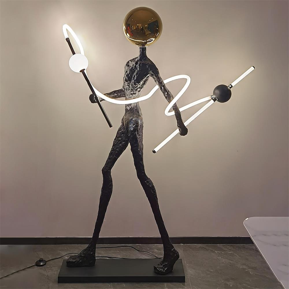 Ginasta Sculpture Glass Floor Lamp — product view 11