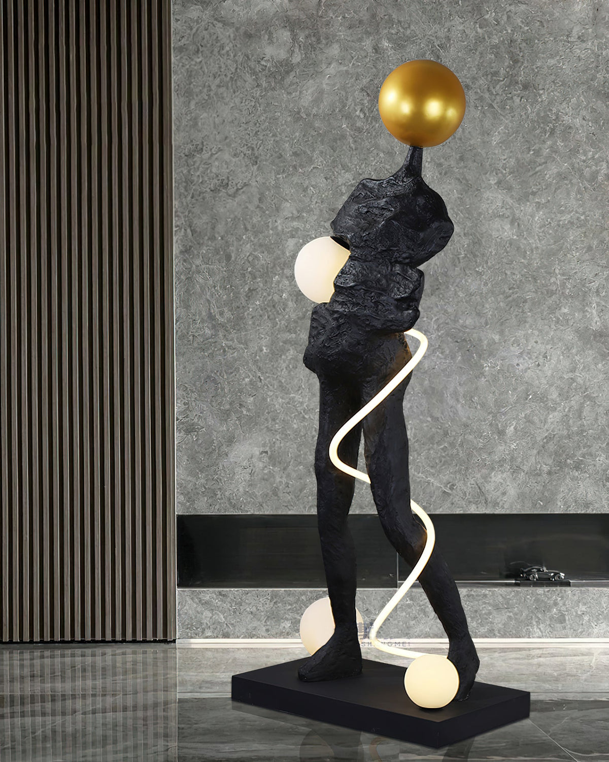 Ginasta Sculpture Glass Floor Lamp — product view 12