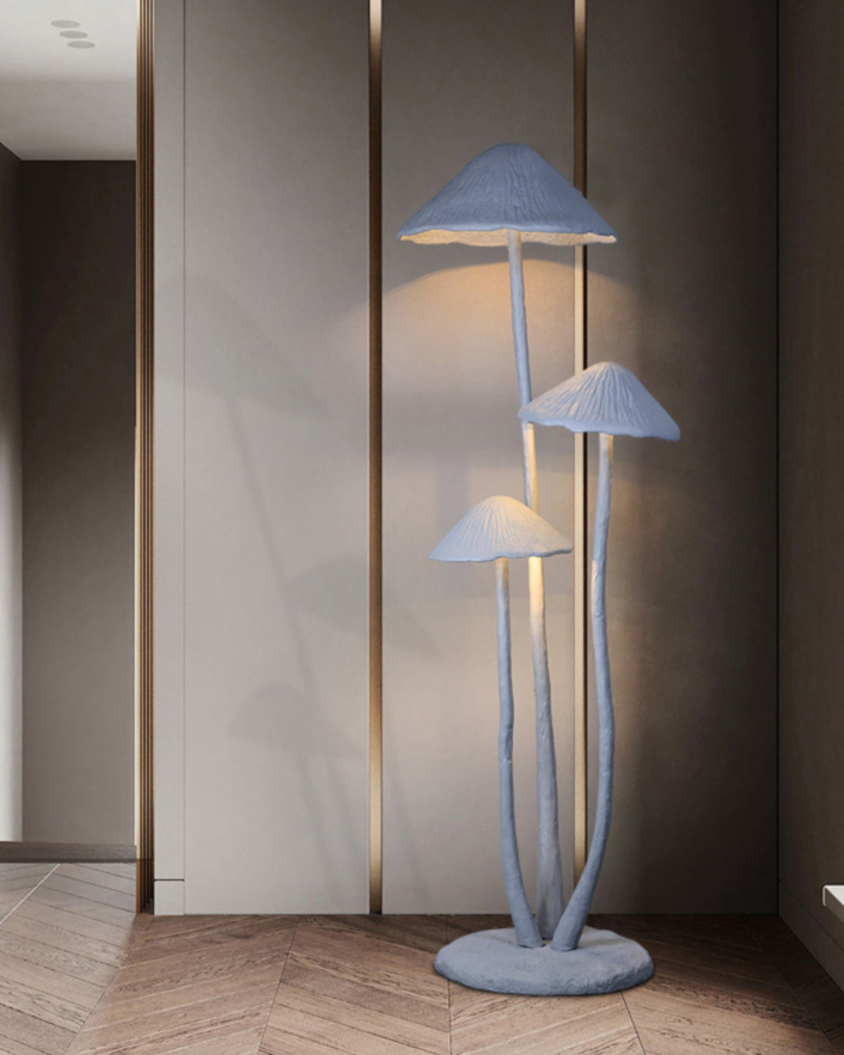 Mushroom Sculpture Resin Floor Lamp — product view 6