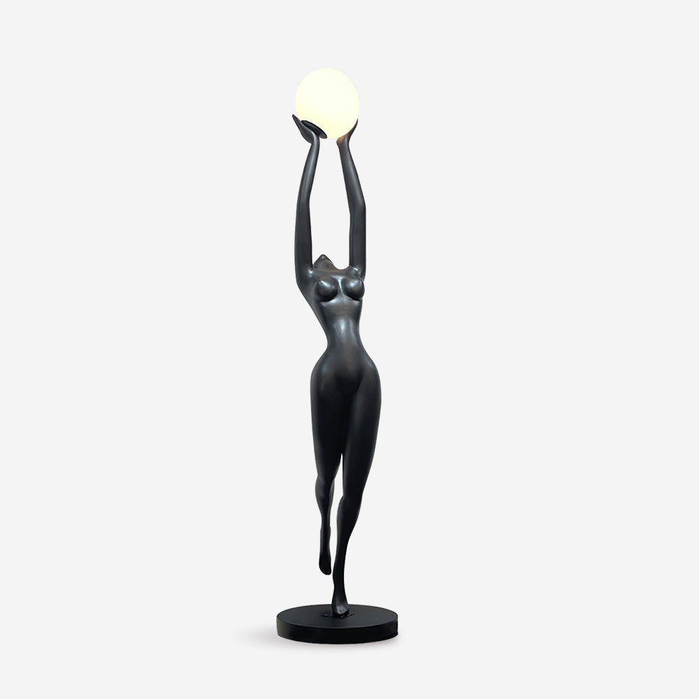 Stursa Sculpture Glass Floor Lamp — product view 1