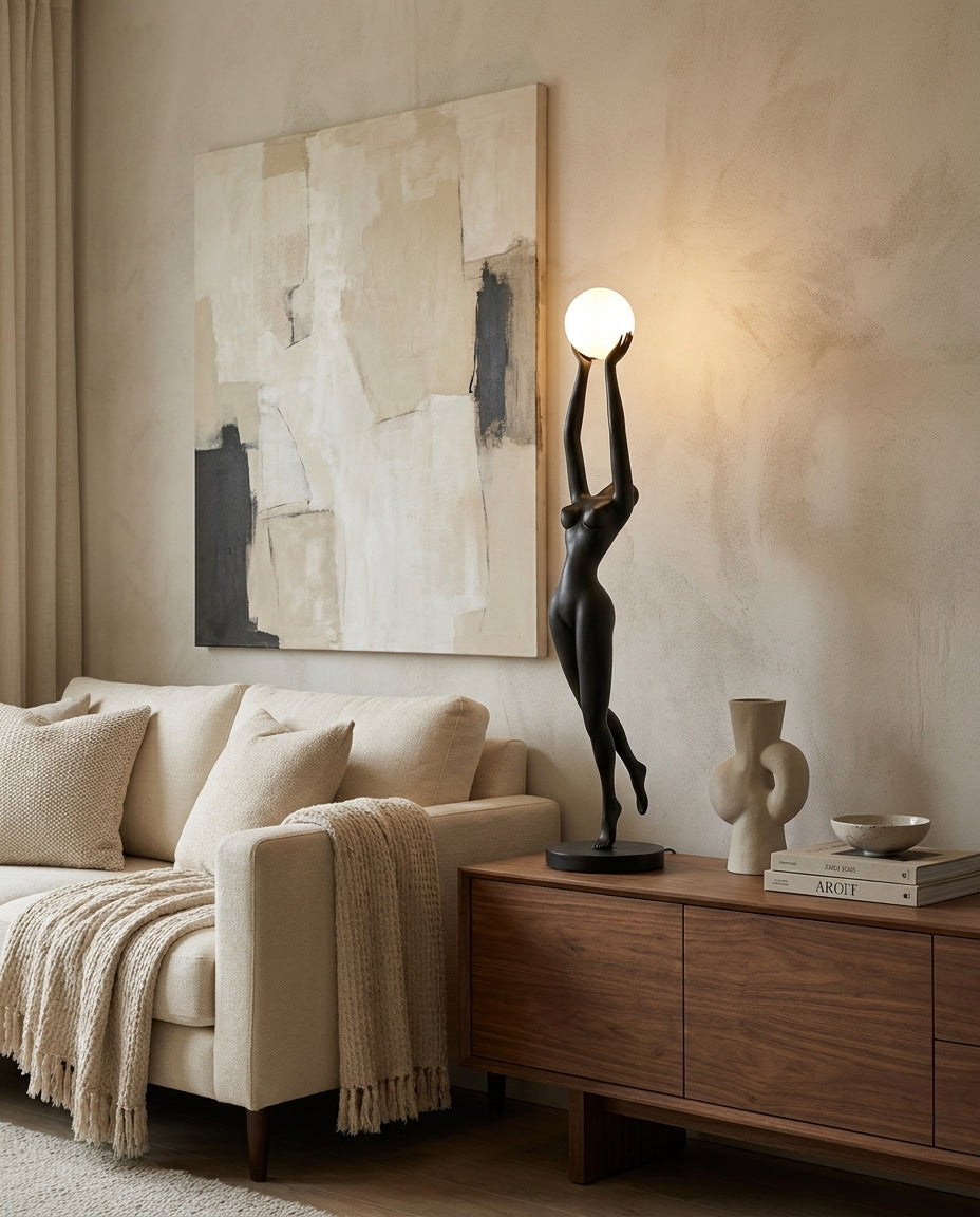 Stursa Sculpture Glass Floor Lamp — product view 2