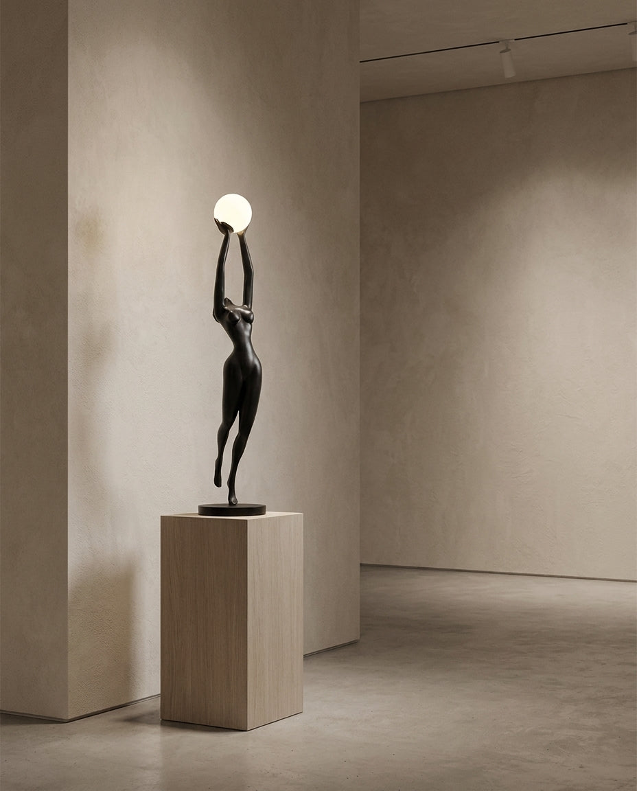 Stursa Sculpture Glass Floor Lamp — product view 3