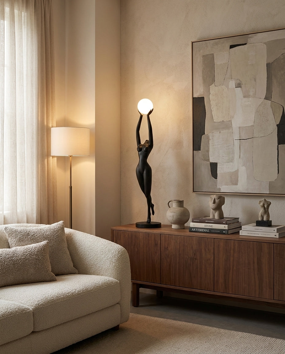 Stursa Sculpture Glass Floor Lamp — product view 4