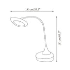 Giselle Black Resin Floor Lamp — product view 4