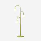 Green Jenavive Glass Floor Lamp — product view 1