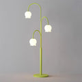 Green Jenavive Glass Floor Lamp — product view 2