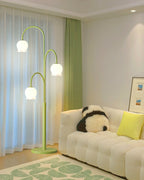 Green Jenavive Glass Floor Lamp — product view 3