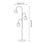Green Jenavive Glass Floor Lamp — product view 4