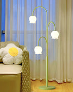 Green Jenavive Glass Floor Lamp — product view 8