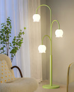 Green Jenavive Glass Floor Lamp — product view 9