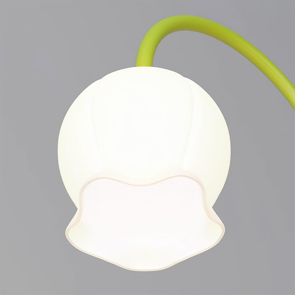 Green Jenavive Glass Floor Lamp — product view 12