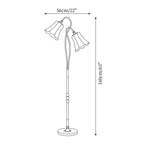 Magnolya Wood Floor Lamp — product view 5