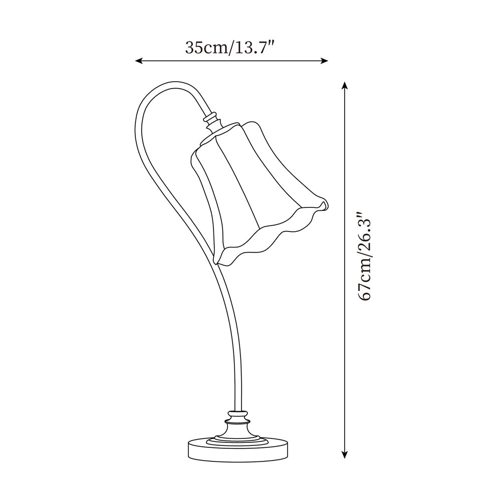 Magnolya Wood Table Lamp — product view 4