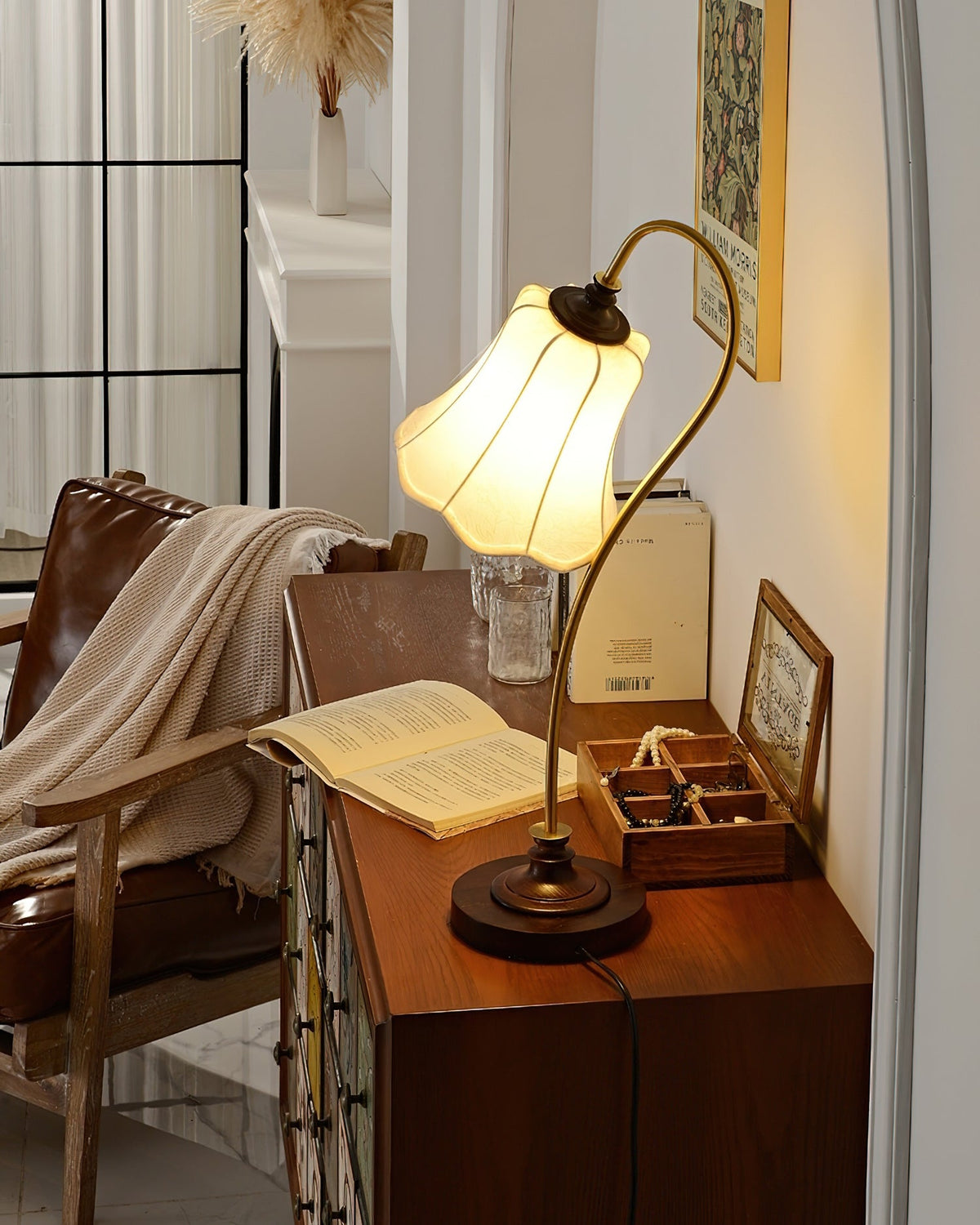 Magnolya Wood Table Lamp — product view 5