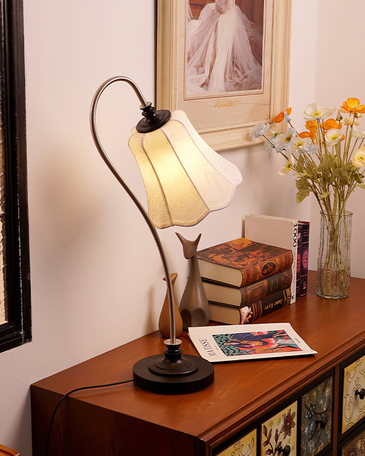 Magnolya Wood Table Lamp — product view 6