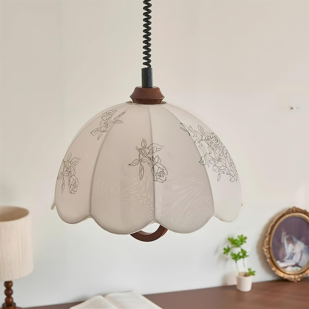 Binta Fabric Pendant Lamp — product view 9