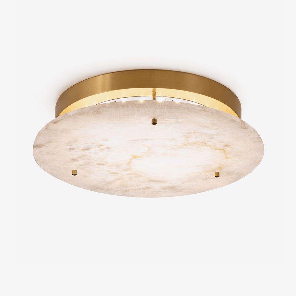 Alabaster Disc Ceiling Lamp – product view 1