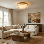 Alabaster Disc Ceiling Lamp – product view 2