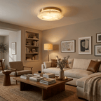 Alabaster Disc Ceiling Lamp – product view 3