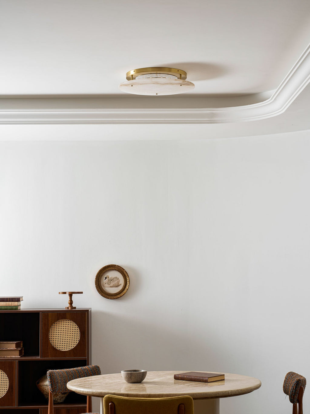 Alabaster Disc Ceiling Lamp – product view 7