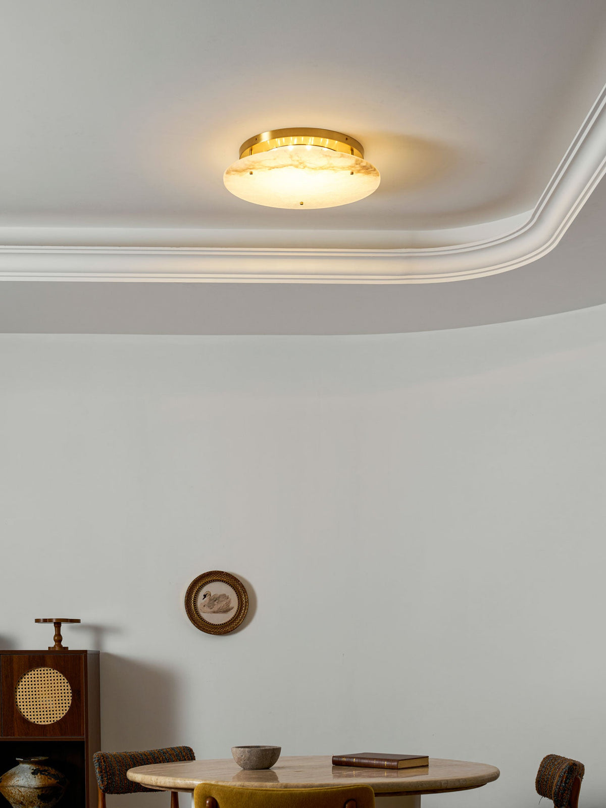 Alabaster Disc Ceiling Lamp – product view 12