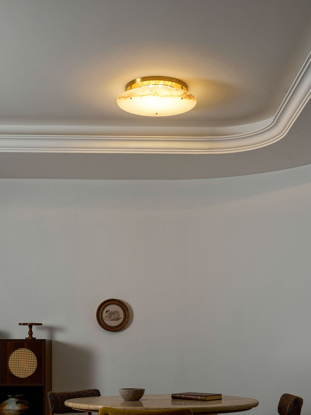 Alabaster Disc Ceiling Lamp – product view 15