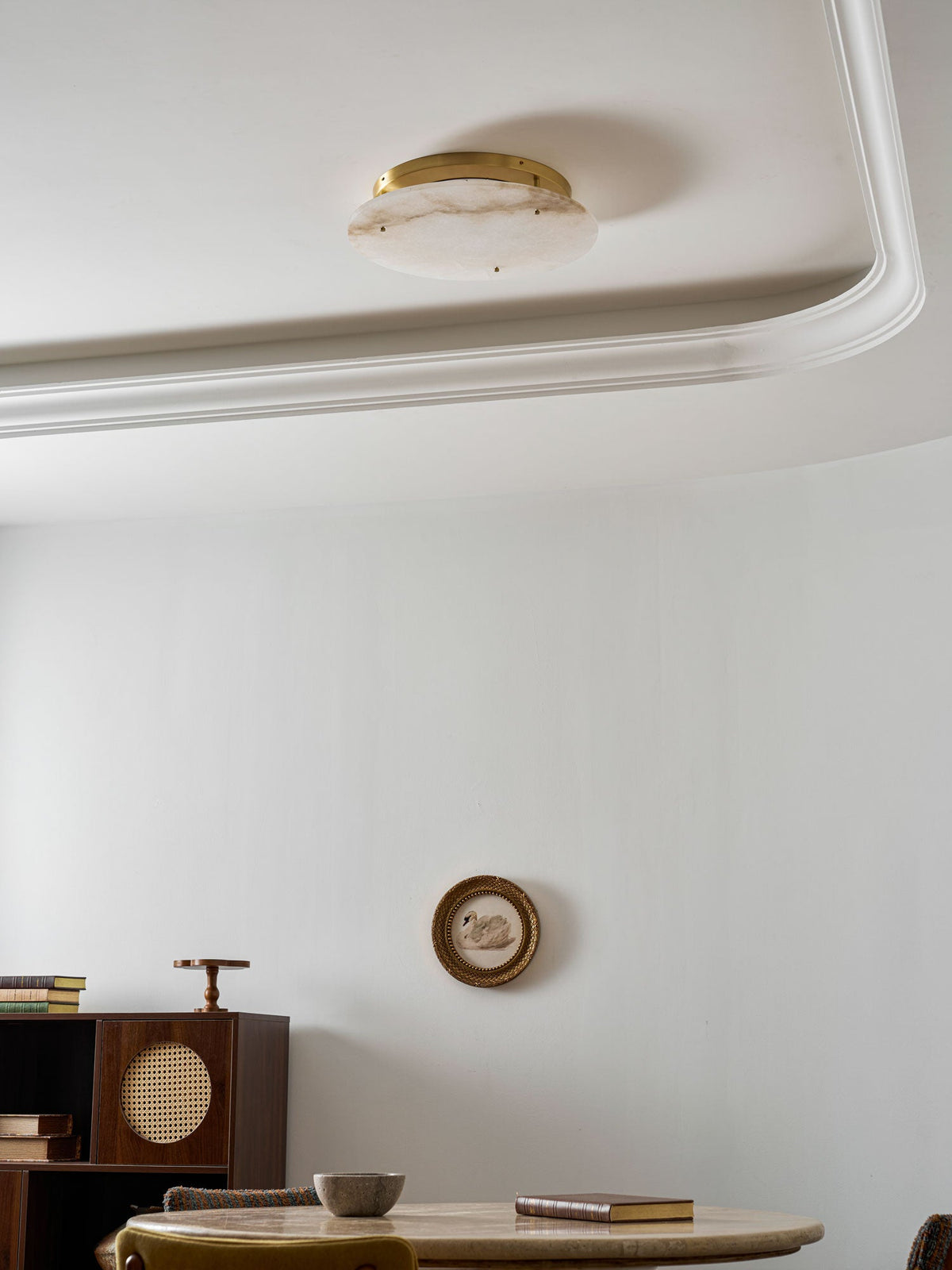Alabaster Disc Ceiling Lamp – product view 16