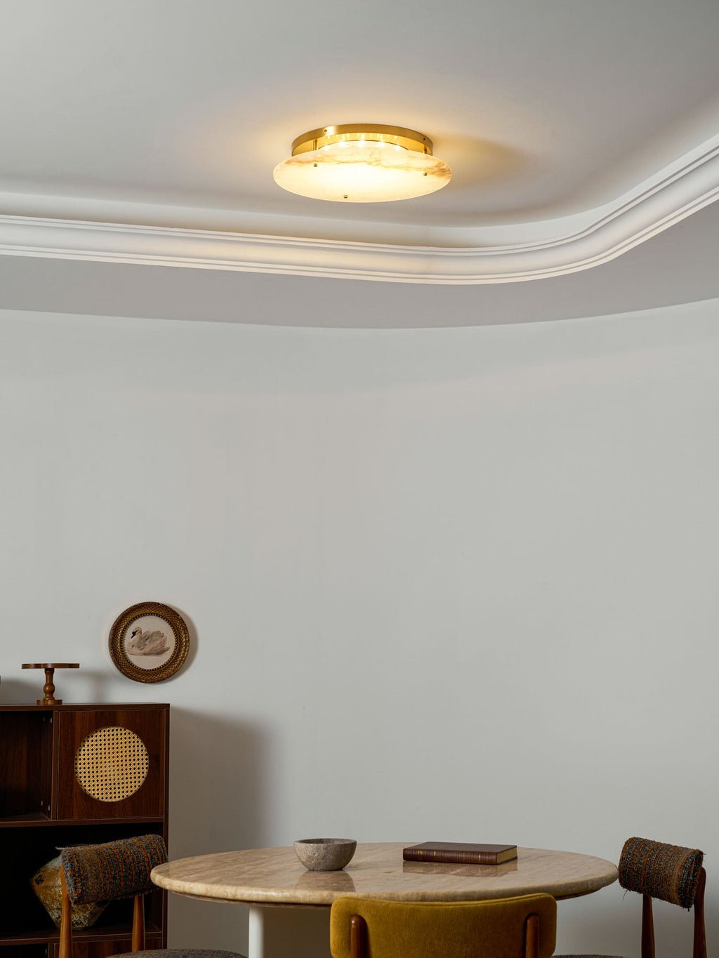 Alabaster Disc Ceiling Lamp – product view 17