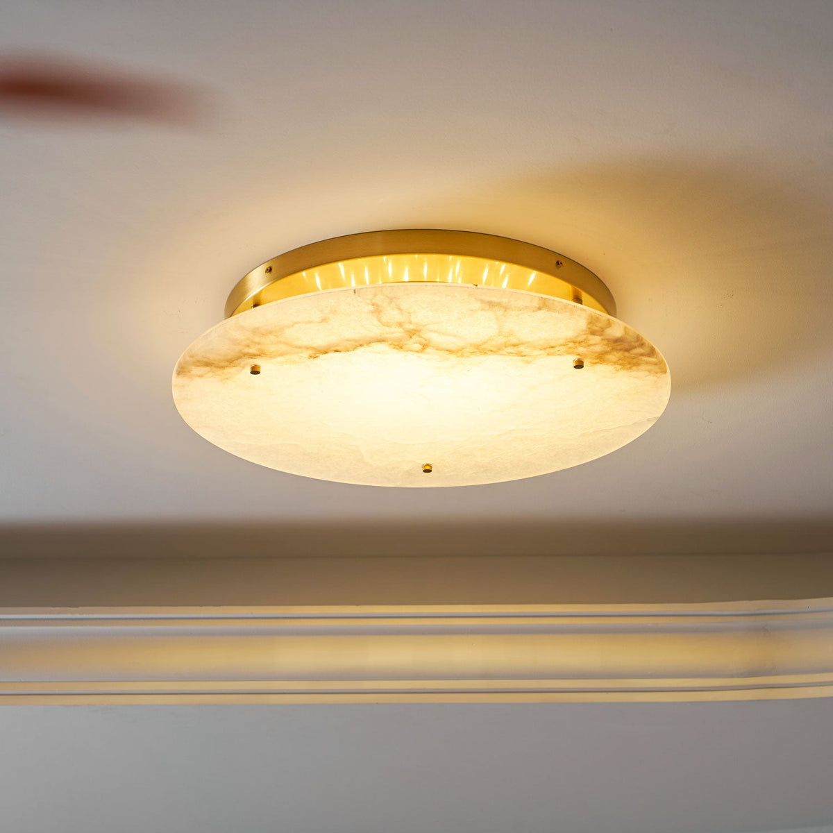 Alabaster Disc Ceiling Lamp – product view 27
