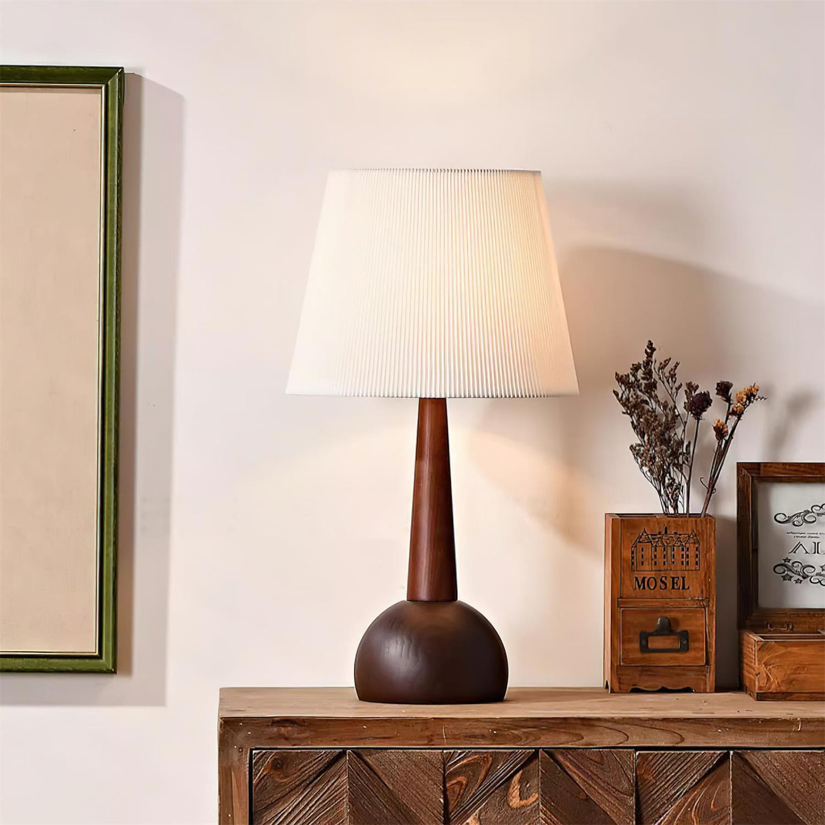 Amire Wood Table Lamp — product view 2
