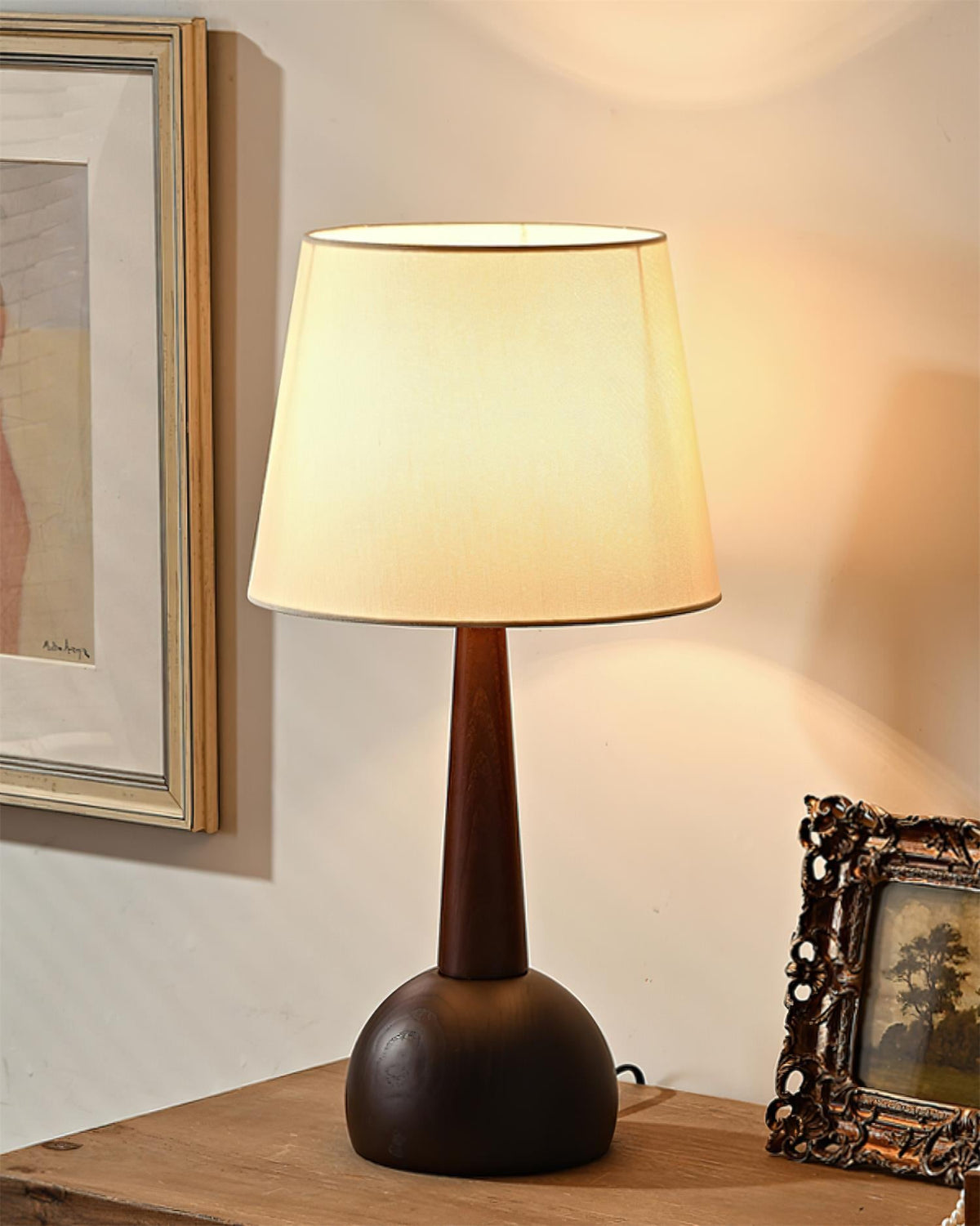 Amire Wood Table Lamp — product view 3