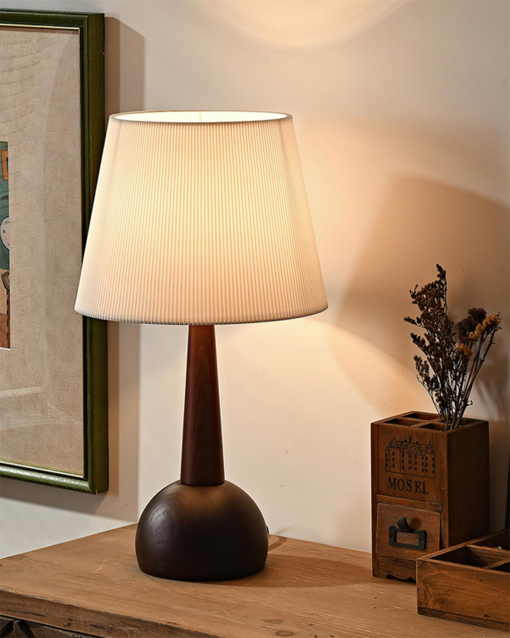 Amire Wood Table Lamp — product view 5