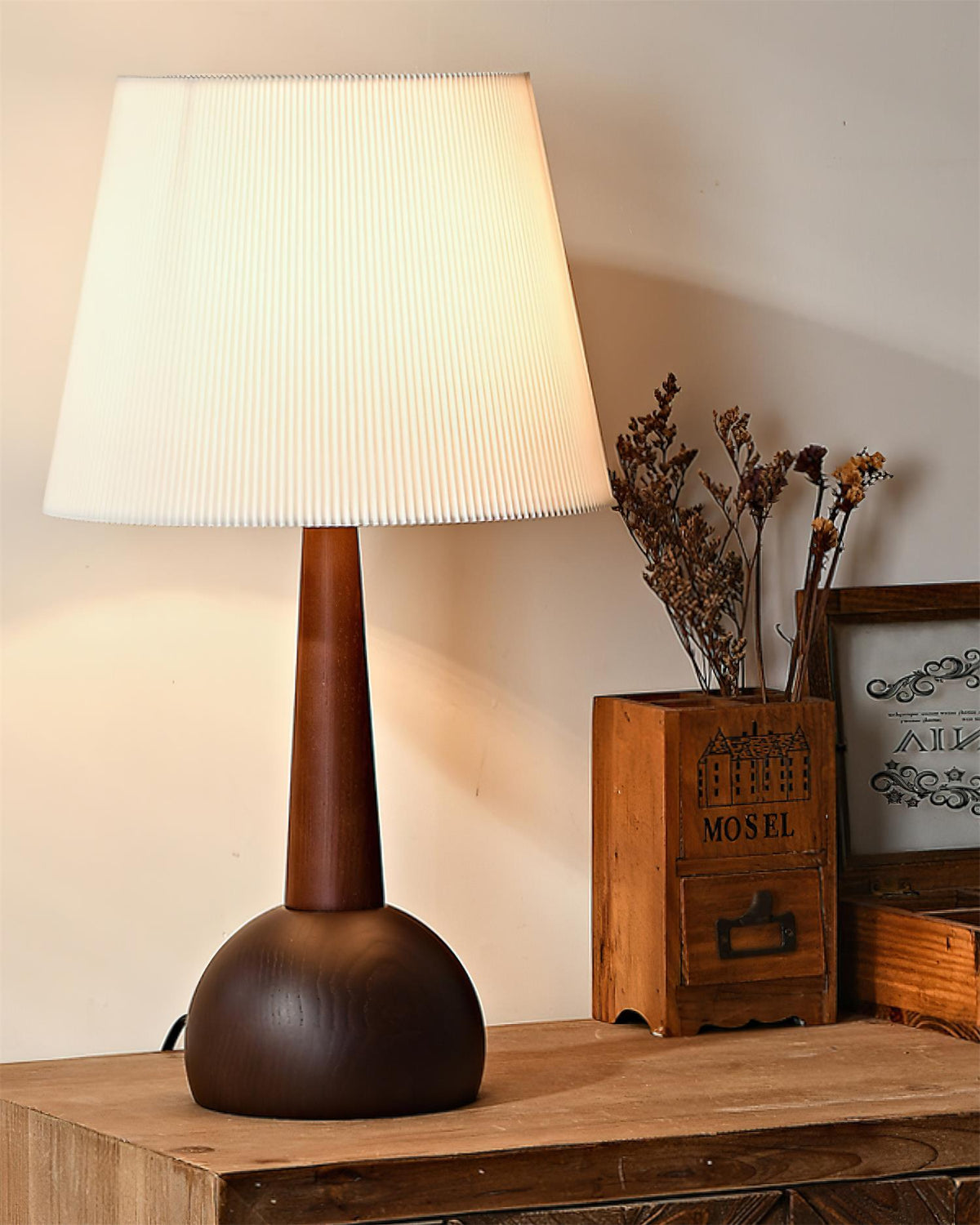 Amire Wood Table Lamp — product view 6