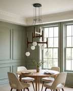 Astra Wood Chandelier — product view 4