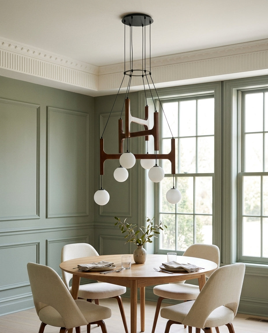 Astra Wood Chandelier — product view 4