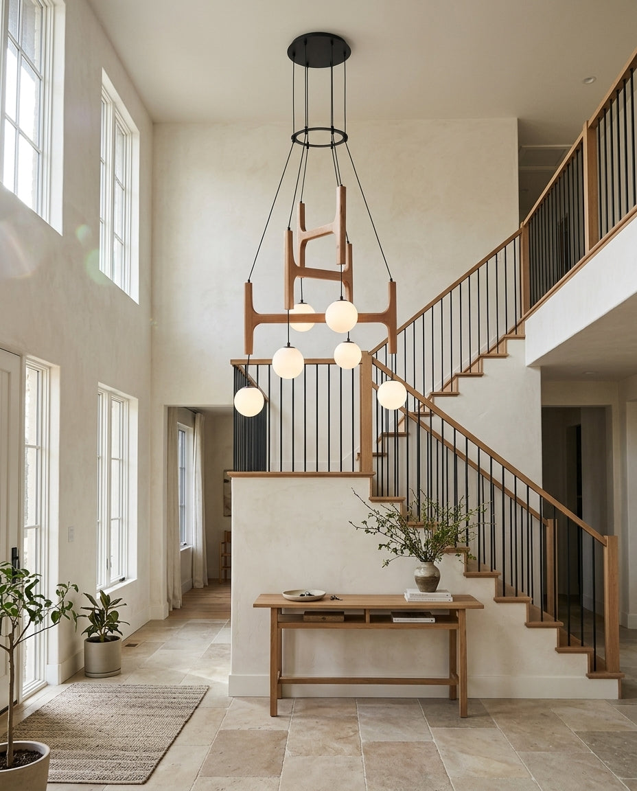 Astra Wood Chandelier — product view 12