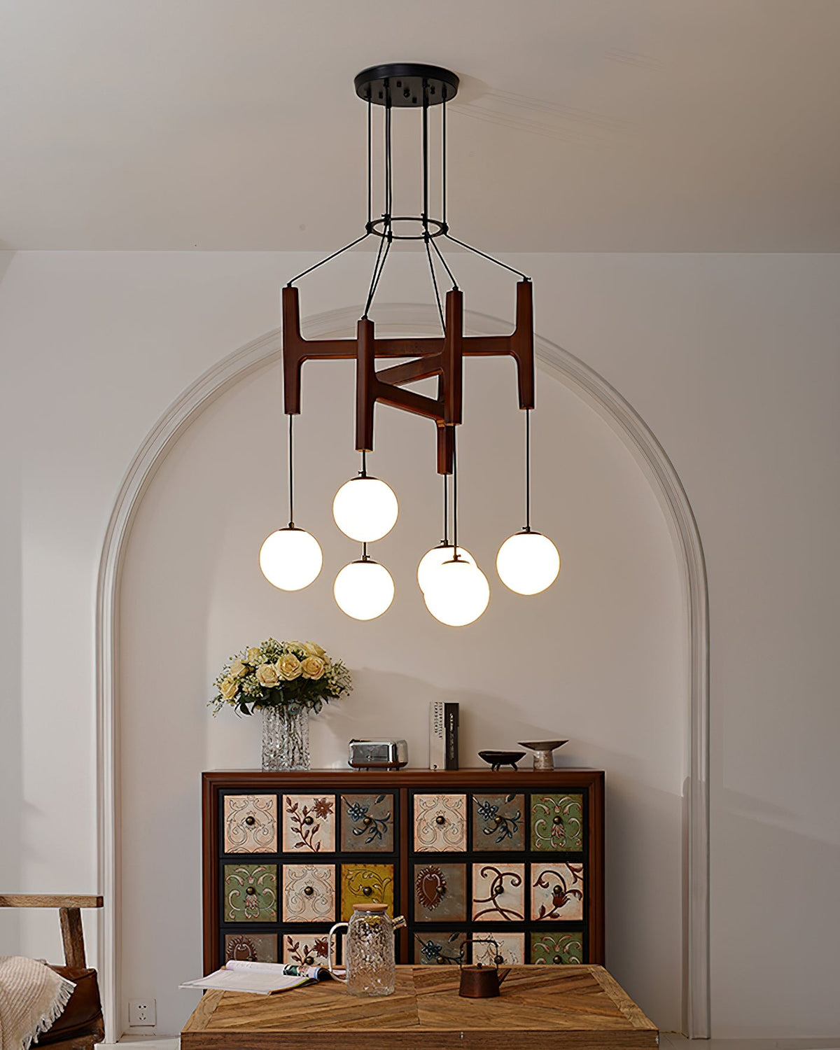 Astra Wood Chandelier — product view 17