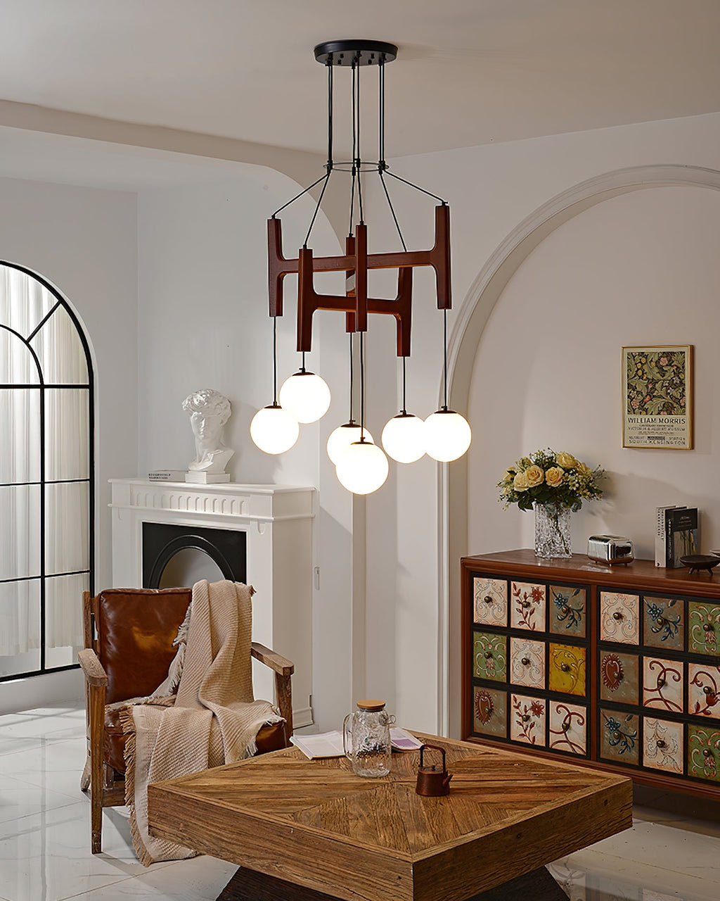 Astra Wood Chandelier — product view 18
