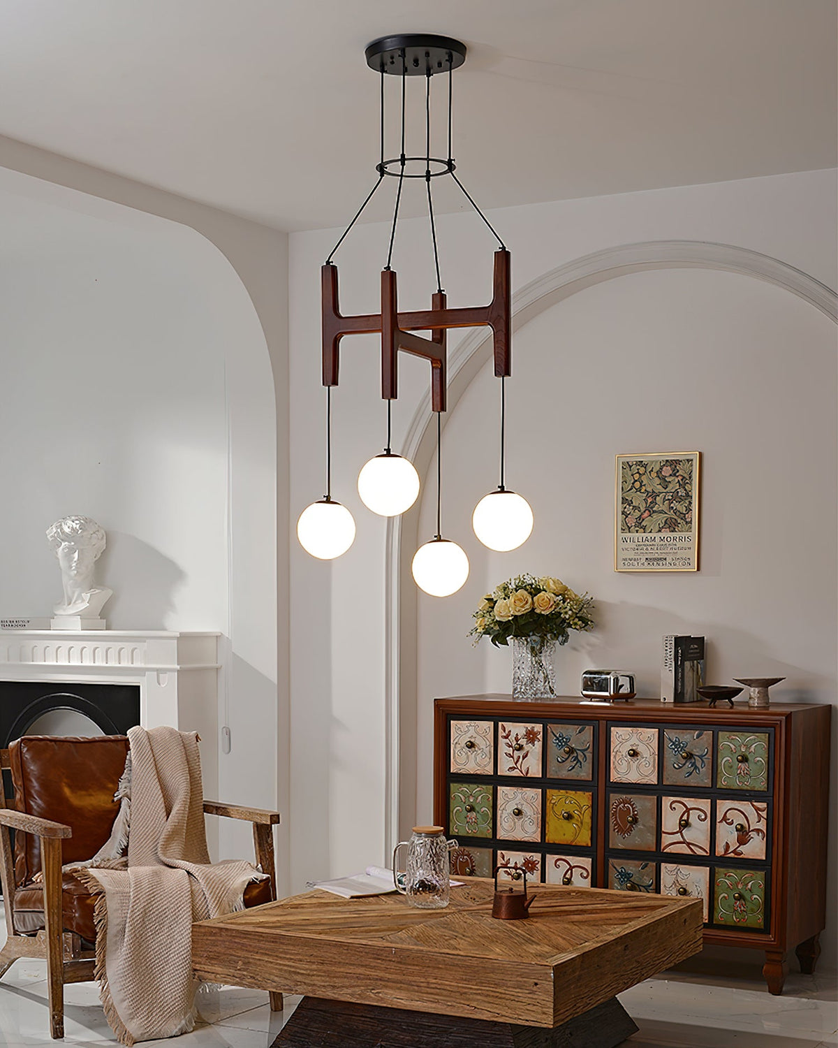 Astra Wood Chandelier — product view 20
