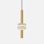 Alabaster Column Pendant Lamp – product view 1