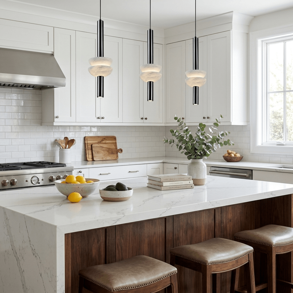 Alabaster Column Pendant Lamp – product view 5